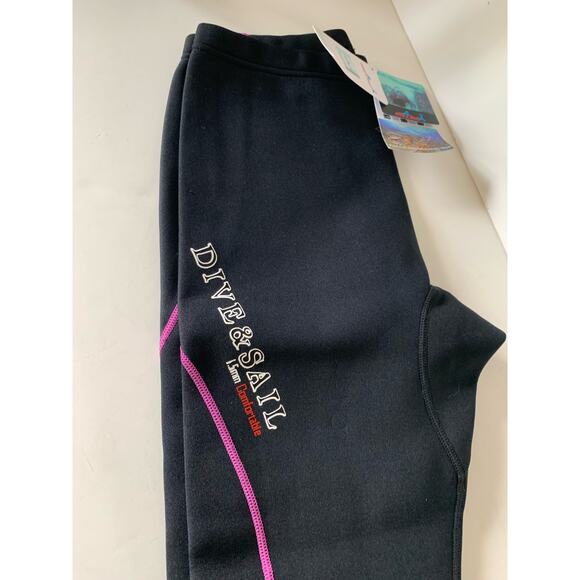 Dive and Sail wetsuit pants 1.5 mm .  black and pink tags, size large, - Picture 4 of 7